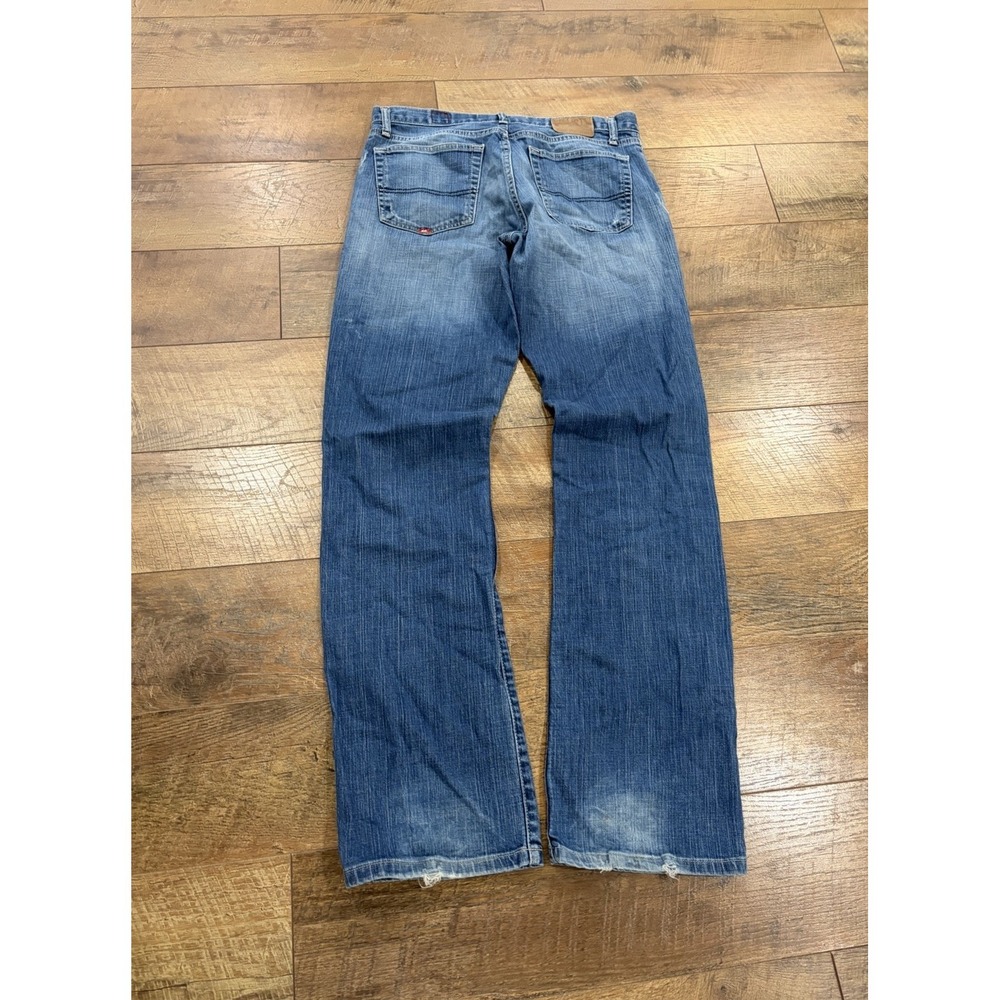 Vintage Y2k Quiksilver Straight Fit Jeans 33x33.5 Blue Denim Grunge Surf